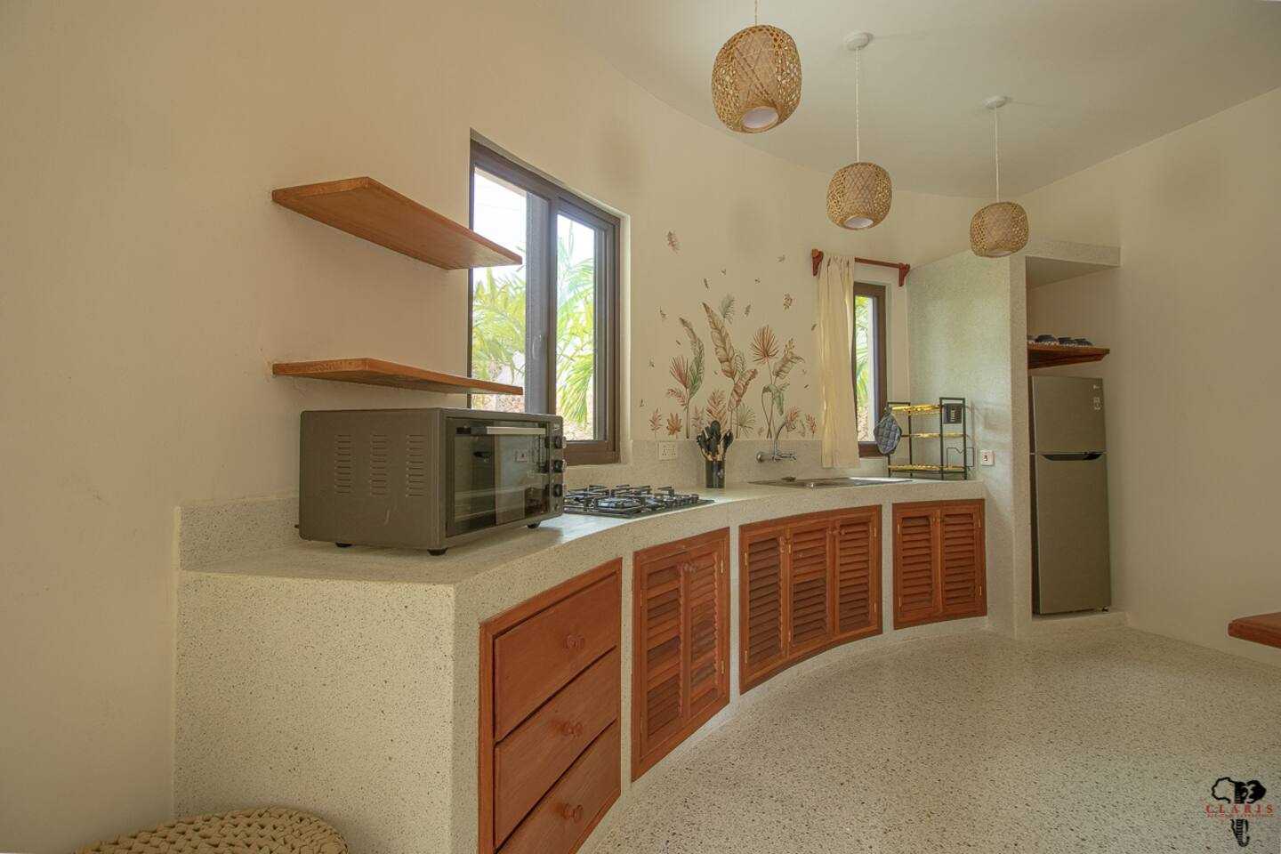 Cucina open space al Ghepard Towers